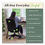 Thumbnail: HON Altern Upholstered Low-Back Task Chair, 16.5 to 19.56" Seat Height, Black