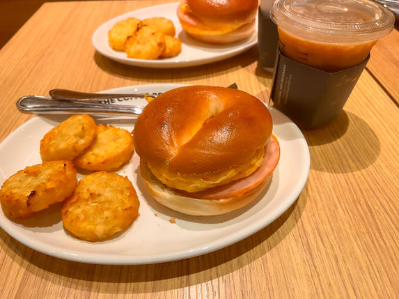 Breakfast at Coffee Bean