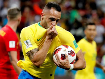 بالفيديو : البرازيل تعود الى المباراة بهدف اول فى شباك بلجيكا