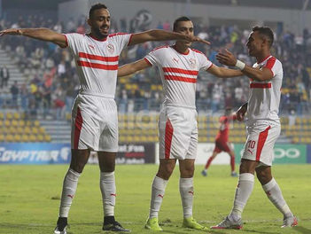 الزمالك يتقدم بهدف نظيف على بتروجيت بملخص الشوط الاول