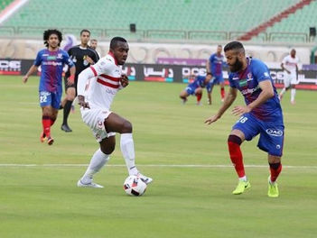 ملخص الشوط الاول التعادل السلبي بدون اهداف بين الزمالك وبتروجيت