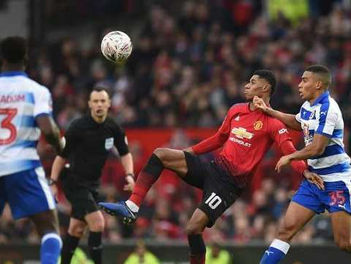 مانشستر يونايتد يعبر ريدينج بثنائية بكاس الاتحاد الانجليزي