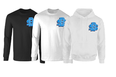 package of 2 long sleeve t-shirt and 1 h