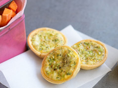 Savoury tartlets platter (10 pieces). $39.90