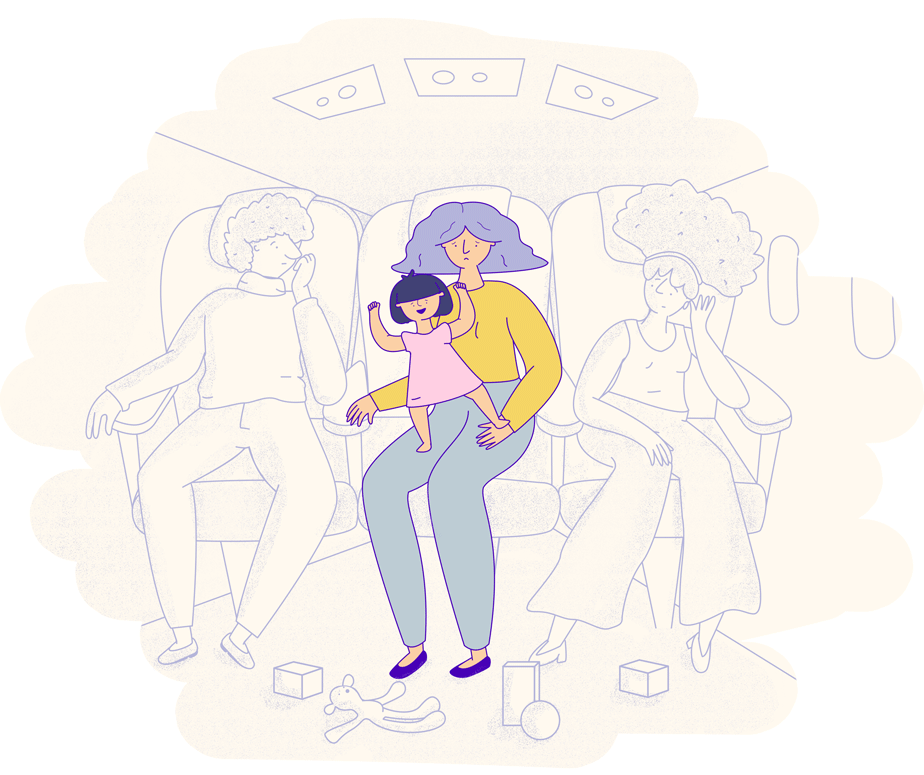 Wix vacation fails to avoid: Flying with a child under the age of 2