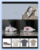 윅스 템플릿으로 제작된 이볼브 의류 웹사이트 이미지