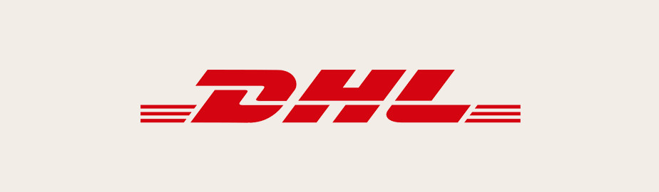 DHL Logo, ein Beispiel für ein modernes Logo