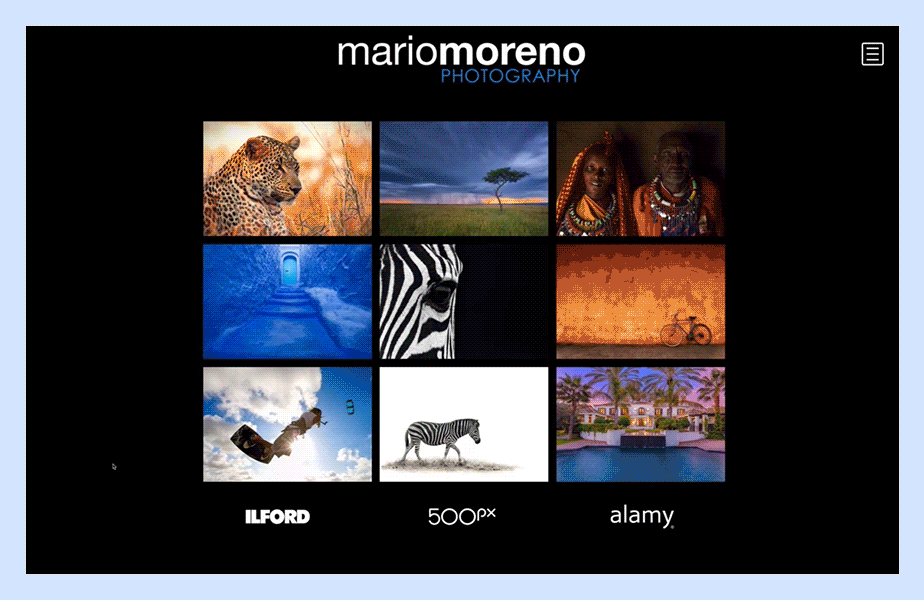 Mario Moreno portfolio site