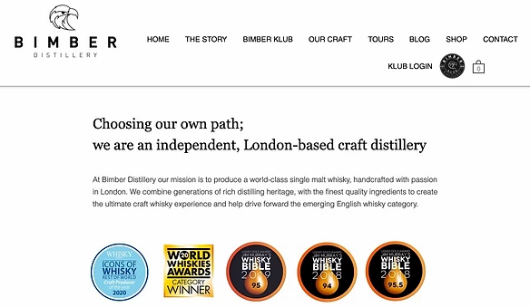 Sito di Bimber Distillery