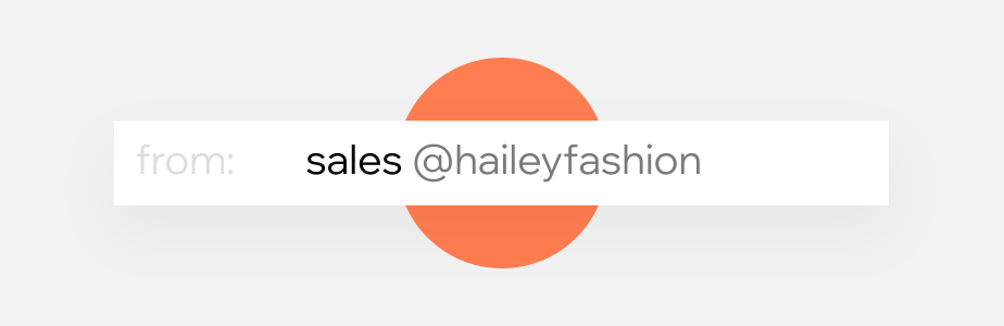 Animacion con diferentes correos @haileyfashion
