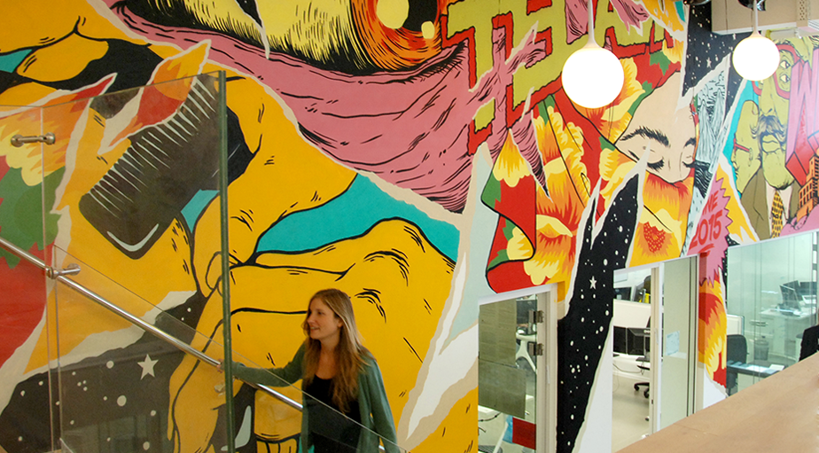 A Incrível Arte que Decora os Escritórios Wix