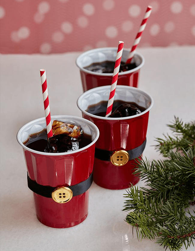 Verre en Père Noël