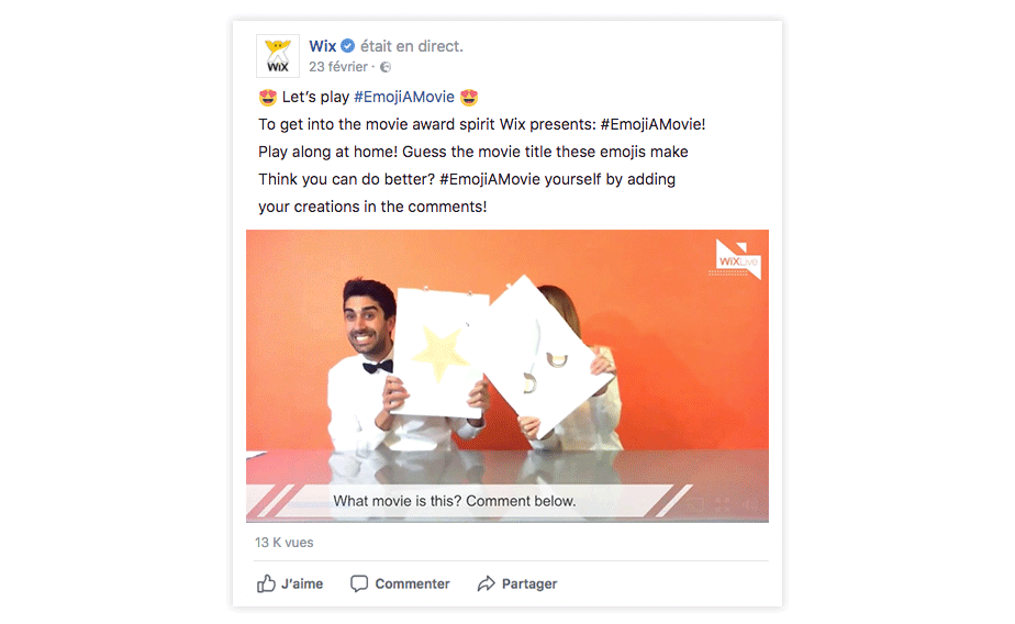 Amusez-vous sur Facebook