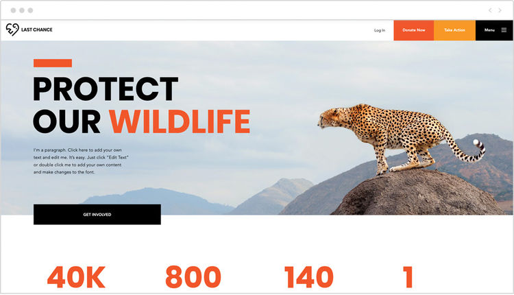 Sito web per gli animali