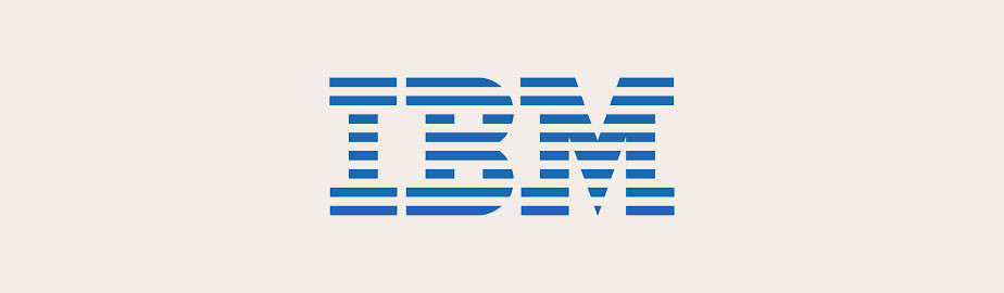 IBM Logo als Beispiel für ein modernes Logodesign