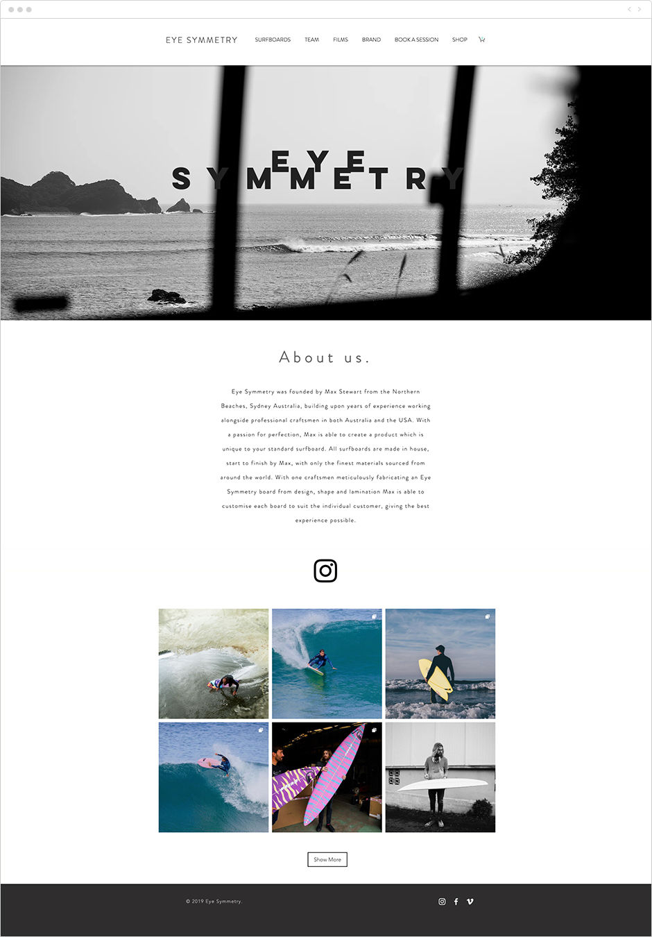 Ejemplo de dossier de prensa de empresa de tablas de surf