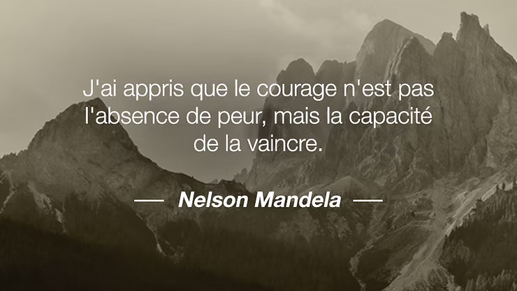 Citation Nelson Mandela