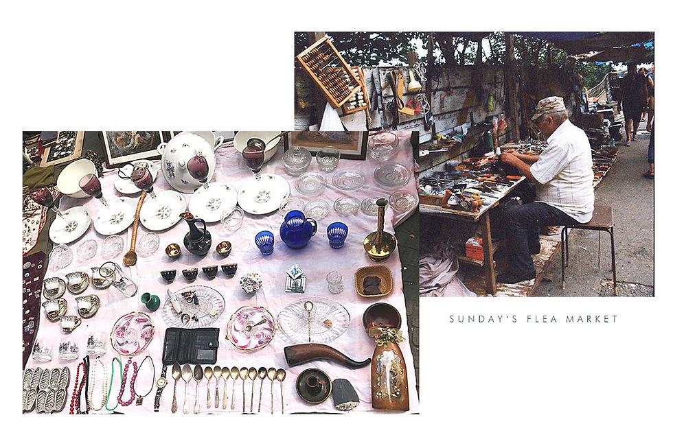 Designers abroad. Flea market, Tbilisi, Georgia.