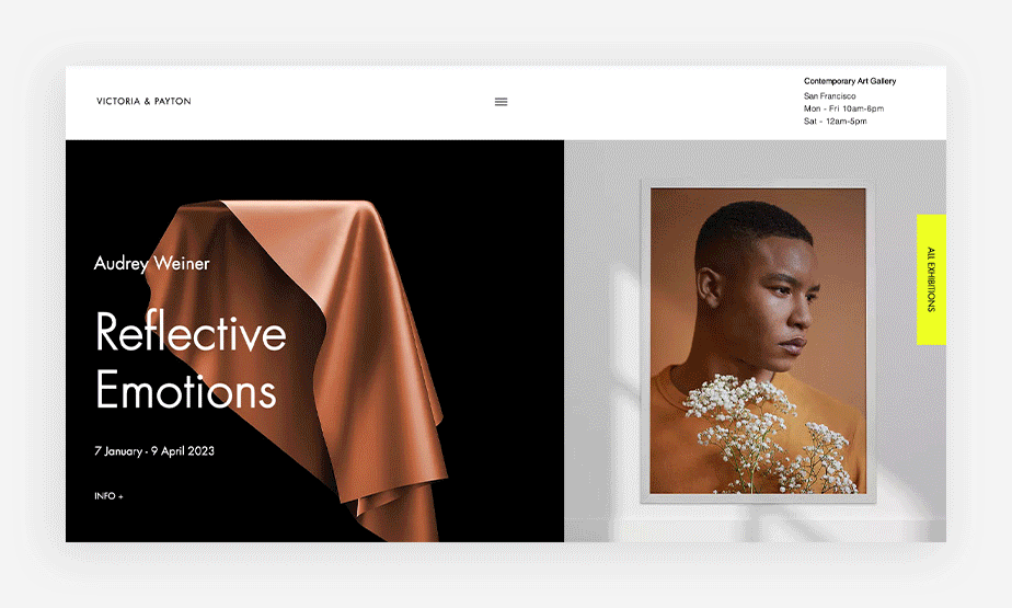 esempi di web design