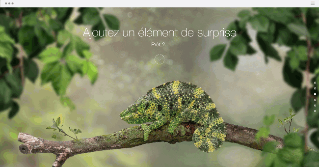 nouvel effet parallaxe apparition wix