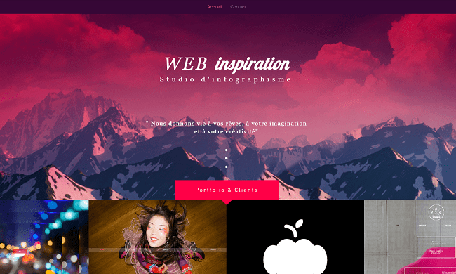 Web Design Studio Template de Site WIX