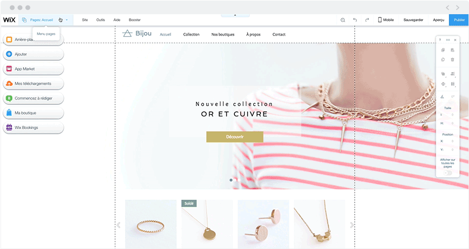 Titre SEO Wix