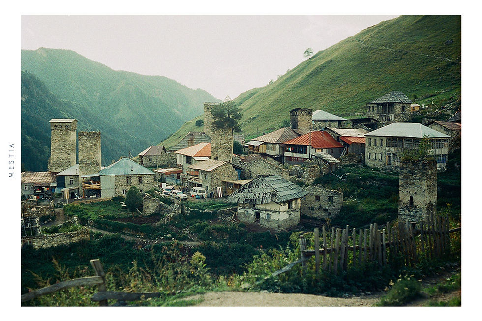 Designers abroad. Mestia, Georgia.