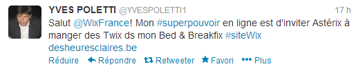 Concours Wix: "Tweetez-nous votre super-pouvoir"