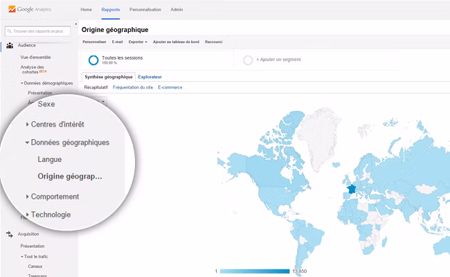 Audience Google Analytics