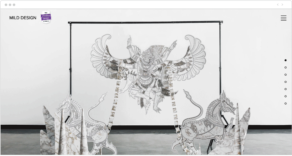 Mild Design studio: scorrimento parallax