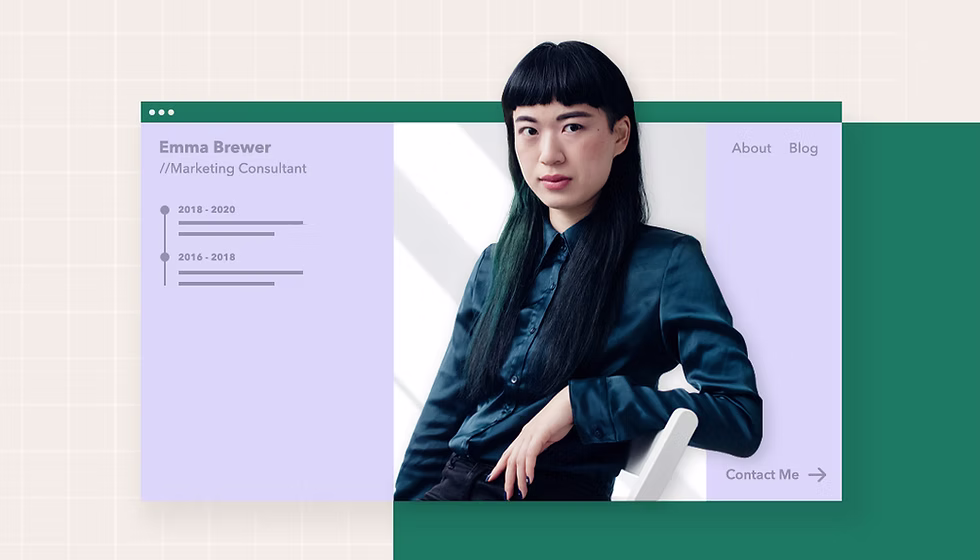 how to make a resume website