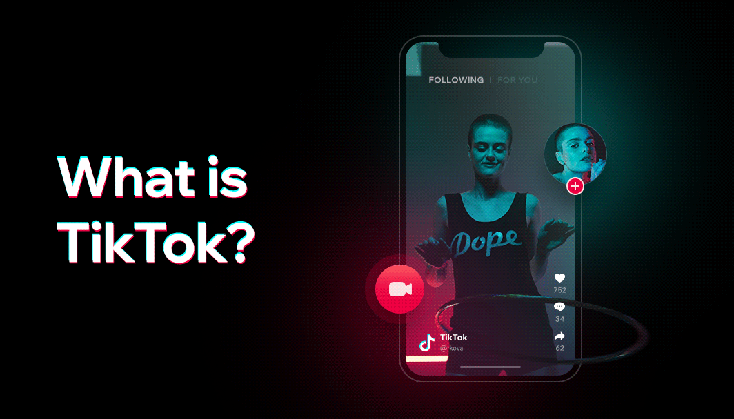 Zdjęcie ekranu z aplikacji Tik Tok
