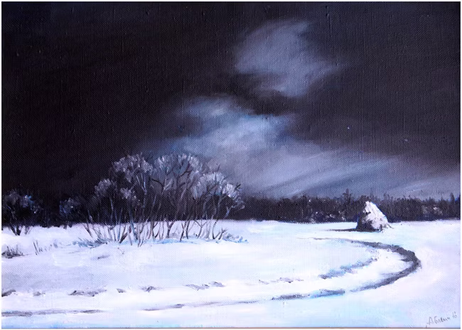 «Зимой», Аркадий Бабич