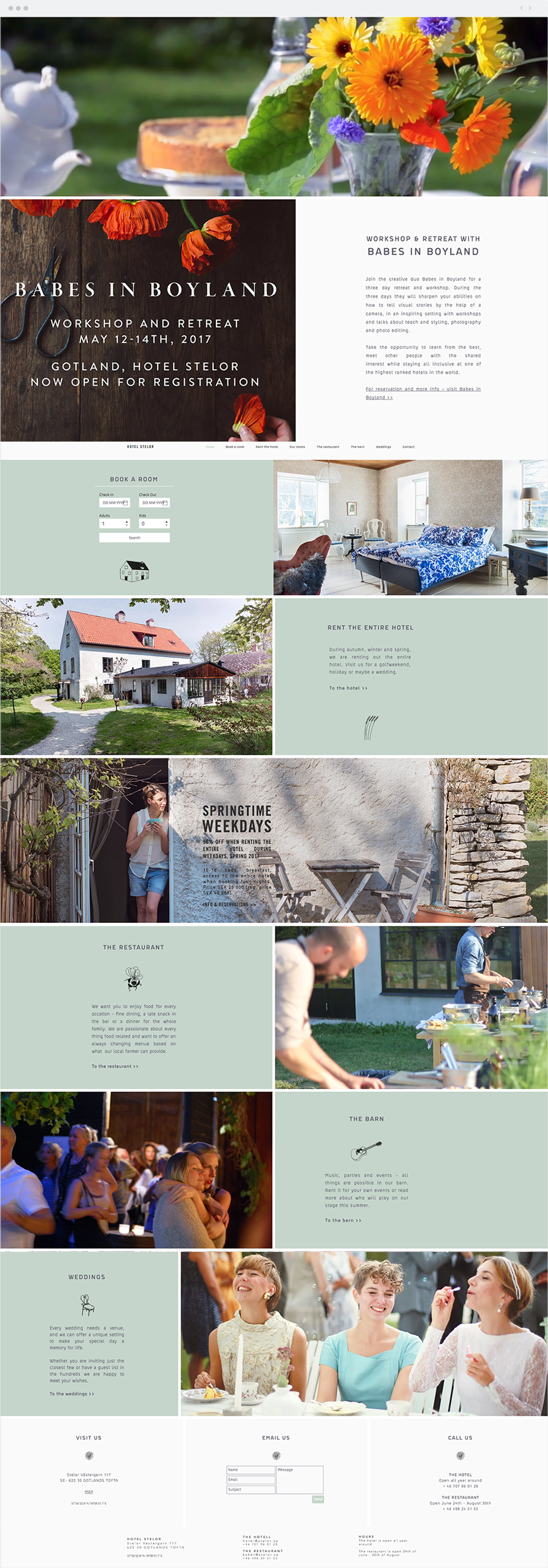 Wix Site: Stelor Hotel