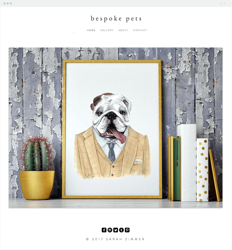 Bespoke Pets Wix website