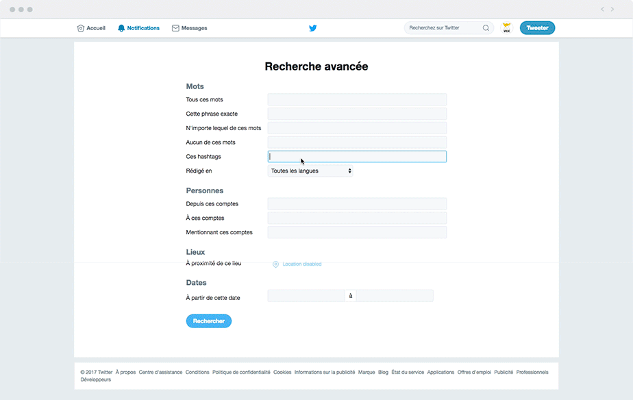 recherche avancée
