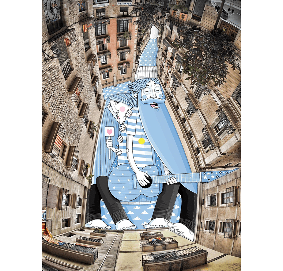 SkyArt project by Wix User Thomas Lamadieu - using the sky as a canvas