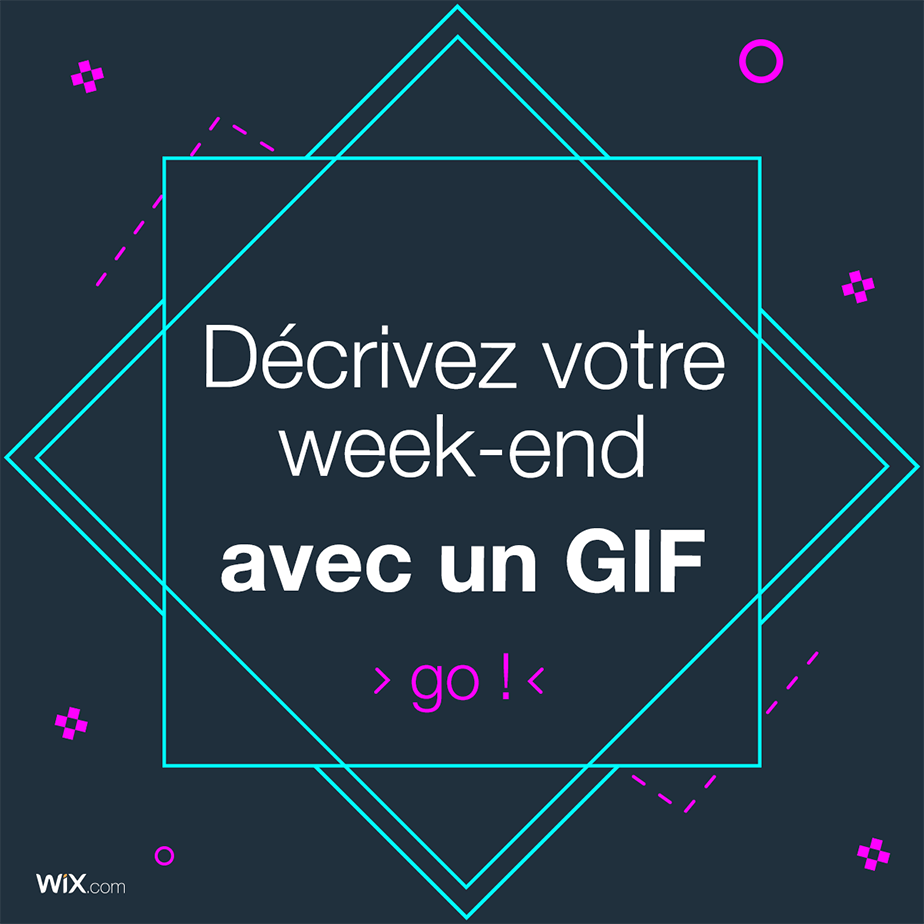 Publication Facebook : décrivez avec un GIF