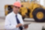 Construction worker photographed on the job for commercial lifestyle photography