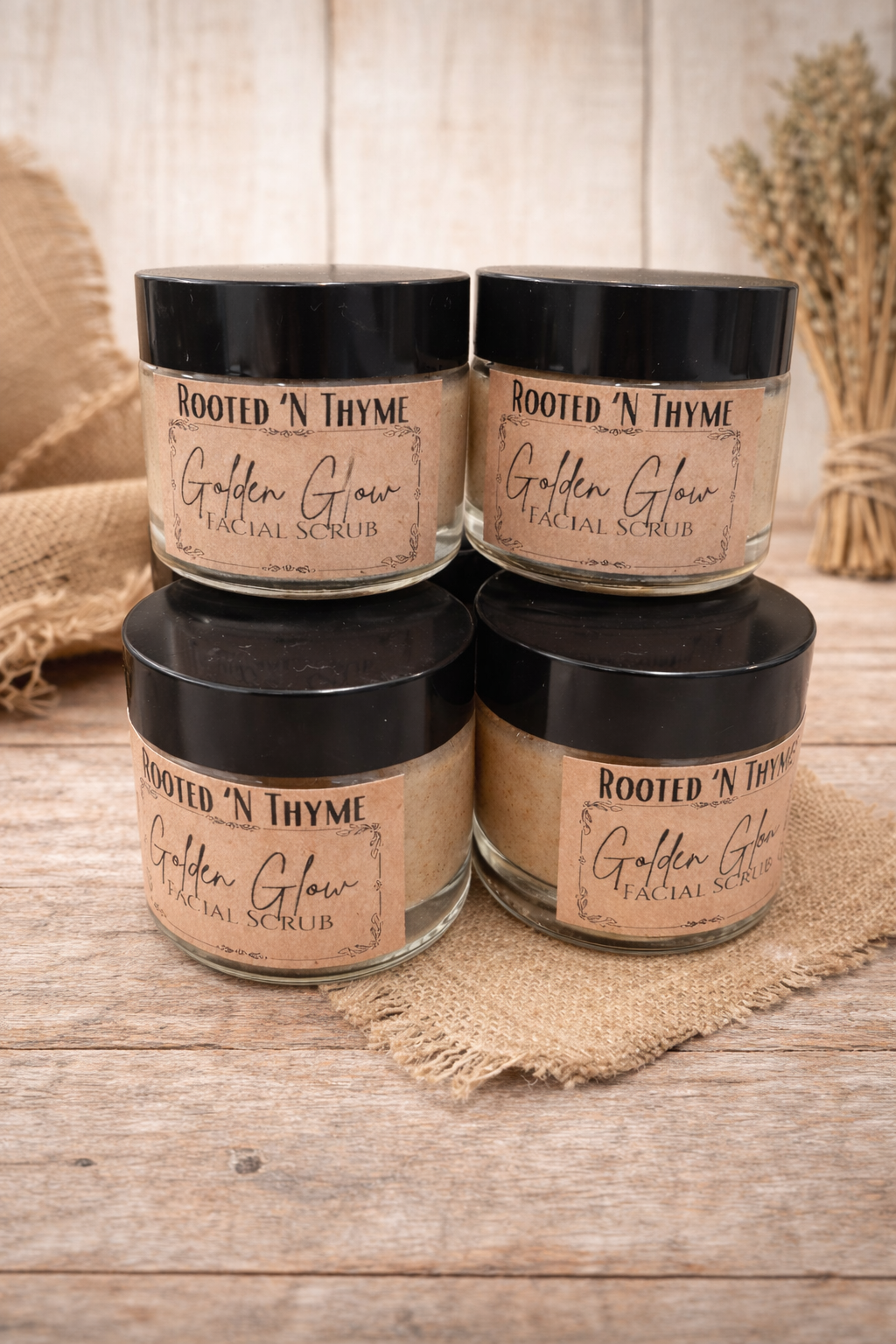 Golden Glow Facial Scrub