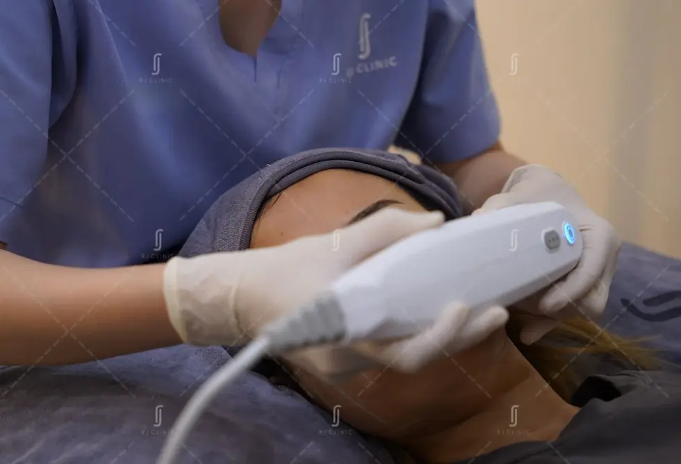 RJ Clinic Ultherapy treatment combined with face slimming for jawline tightening in Kuala Lumpur