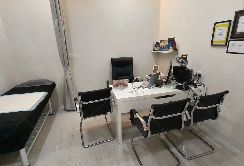 Aesthetic consultation room at RJ Clinic Kuala Lumpur for chemical skin peel assessment