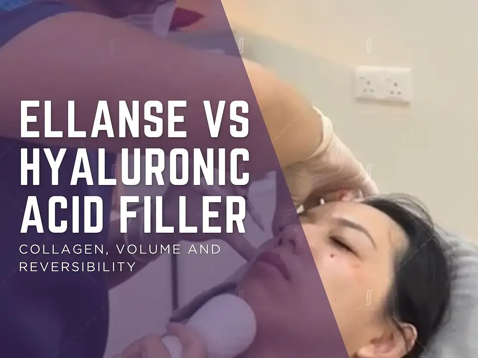 Ellansé vs hyaluronic acid filler comparison at RJ Clinic