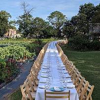 Outstanding in the Field Farm to Table Dinner Setup