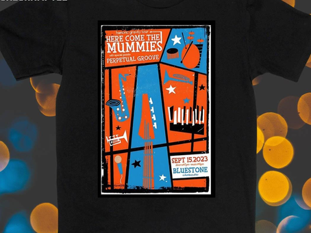 Official Here Come the Mummies Sept 15, 2023 Columbus, Ohio Poster Shirt