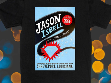 Official Jason Isbell & The 400 Unit Tour Shreveport Municipal Memorial Auditorium Sept 14, 2023 Pos