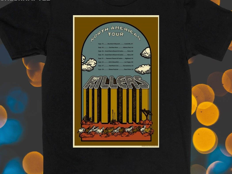 Official The Killers North American 2023 Tour Poster Shirt