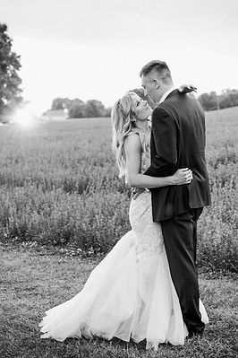Sunset photo on the farm - a wedding venue near Baltimore Maryland