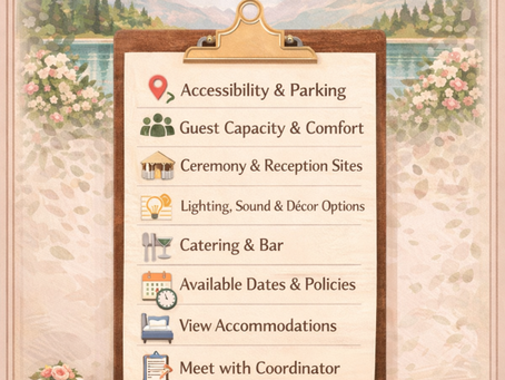 What to Do Before You Tour a Wedding Venue in Westminster, Maryland: The Essential Checklist
