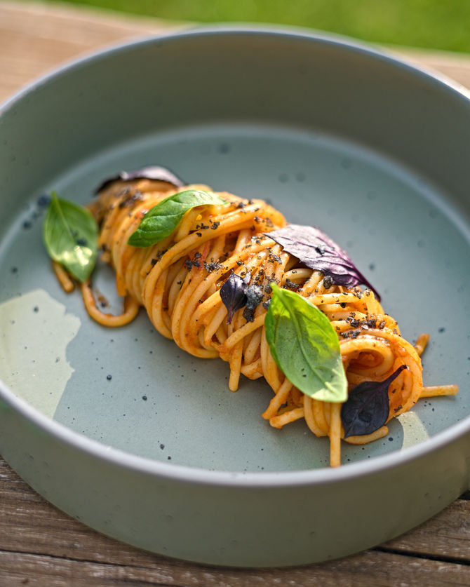 Simple Pasta Recipe, with a Touch of Juniper